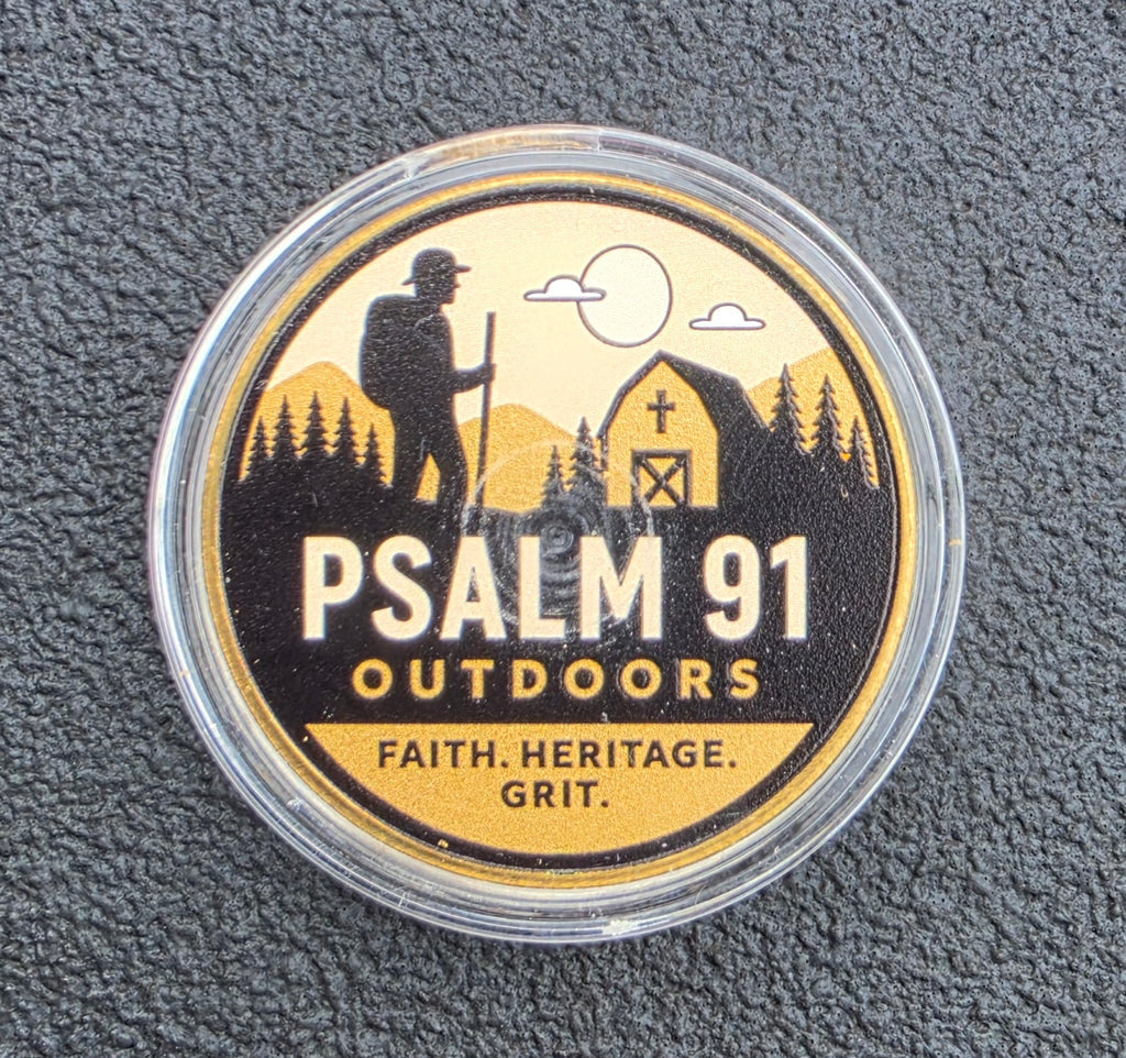 Psalm 91 Outdoors Challenge Coin