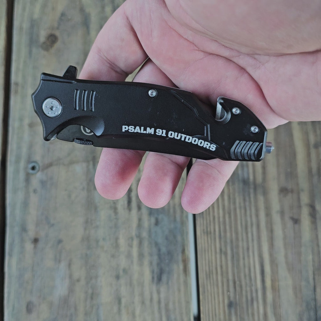 Psalm 91 Outdoors EDC Pocketknife